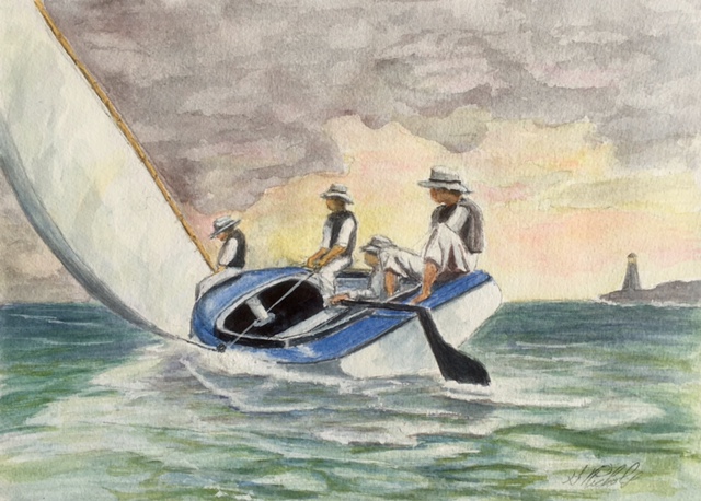 Sailing Painting